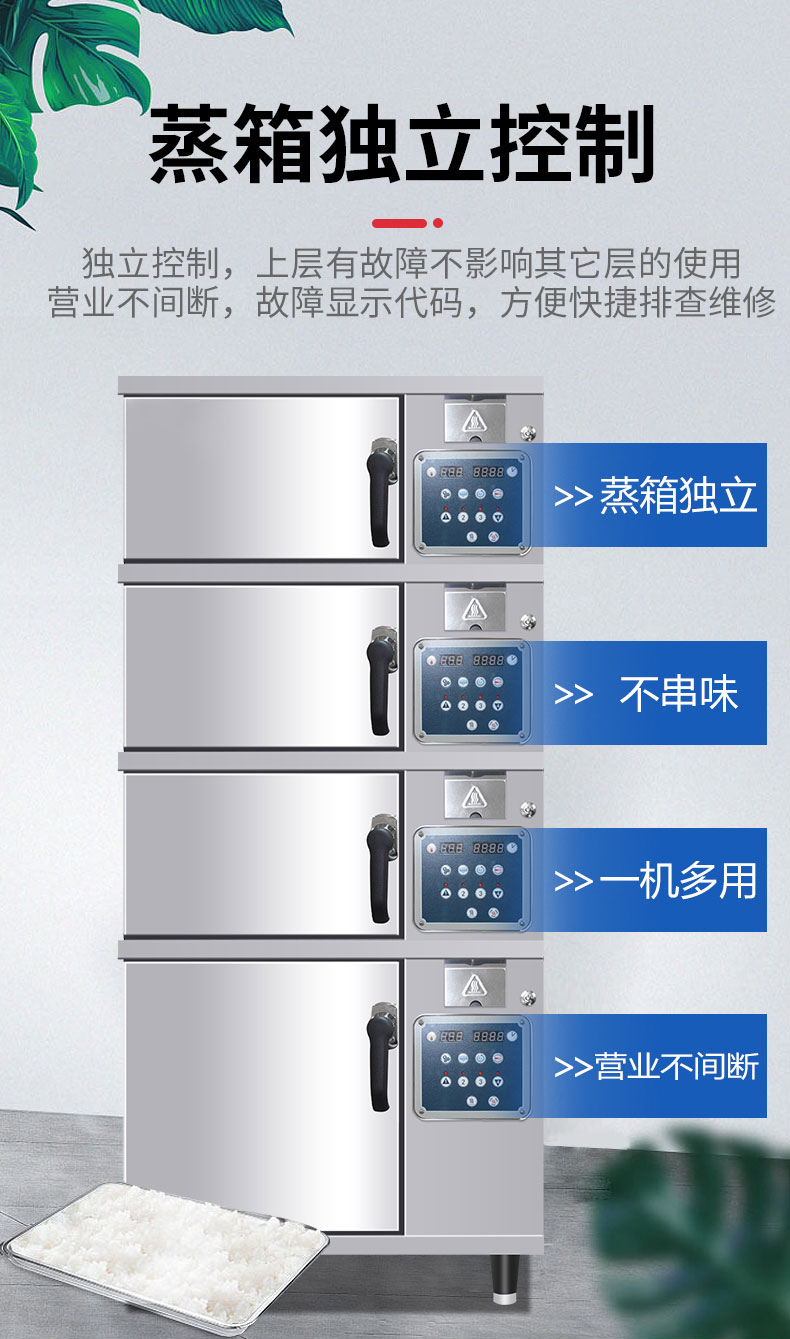 太阳集团高温蒸柜独立控制