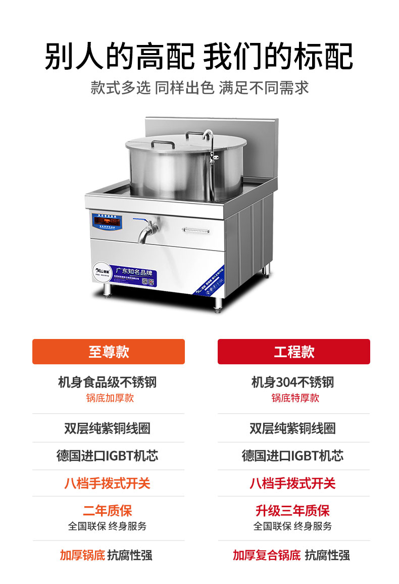 太阳集团一体式汤炉款式